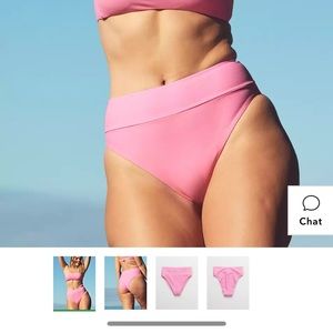 NEW Aerie High Cut Cheeky Bikini Bottom